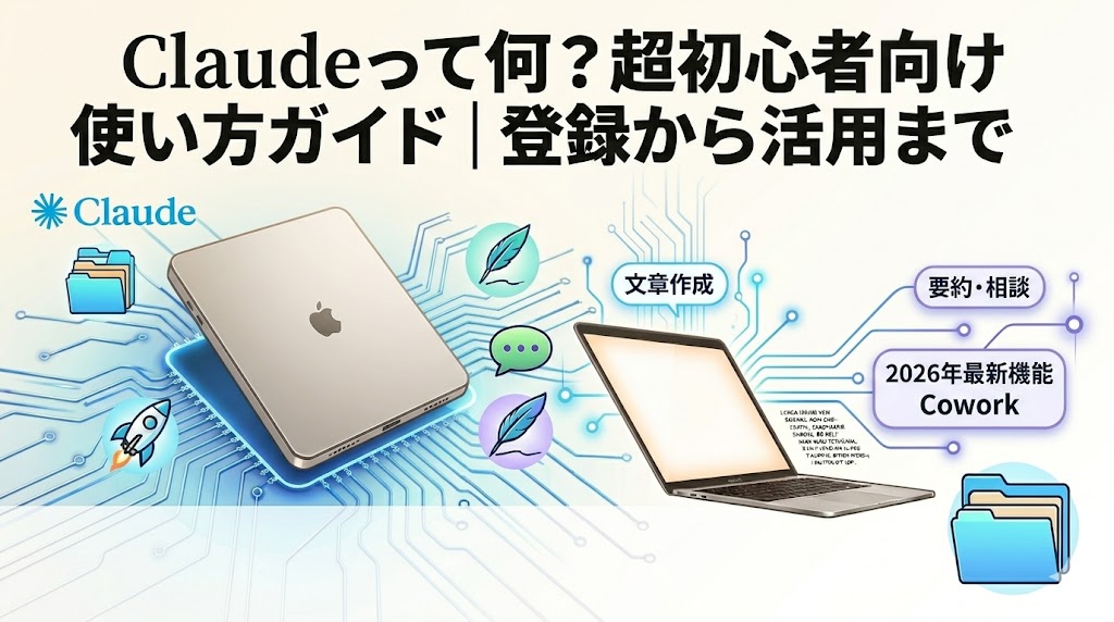 Claudeって何？超初心者向け使い方ガイド｜登録から活用まで