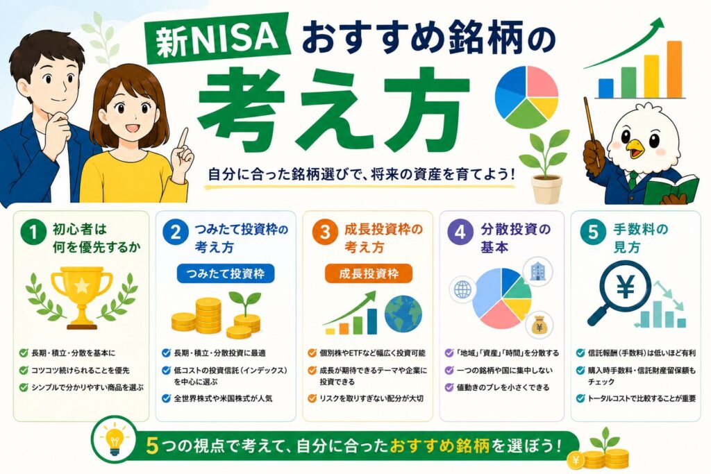新NISAおすすめ銘柄の考え方
