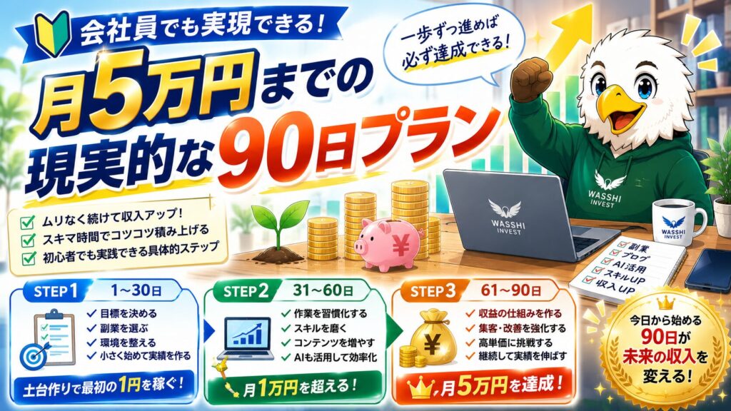 月5万円までの現実的な90日プラン